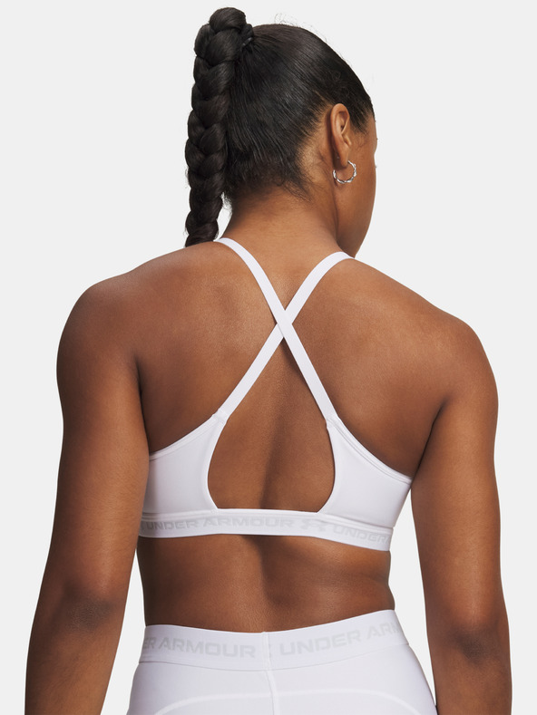 Under Armour Dámská podprsenka Under Armour UA Crossback Low Bra-WHT