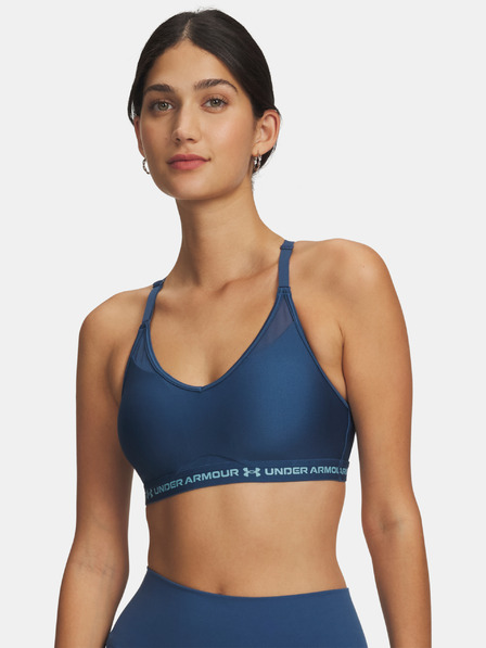 Under Armour Dámská podprsenka Under Armour UA Crossback Low Bra-BLU