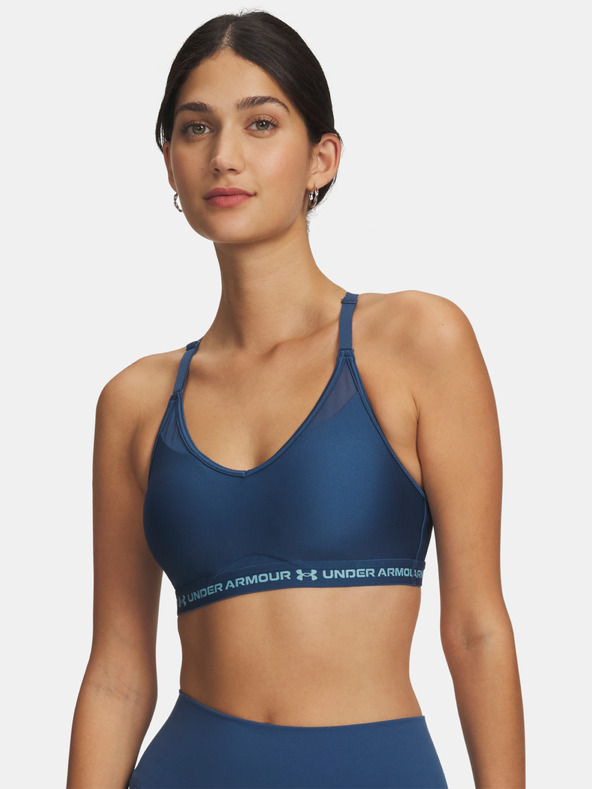 Under Armour Dámská podprsenka Under Armour UA Crossback Low Bra-BLU