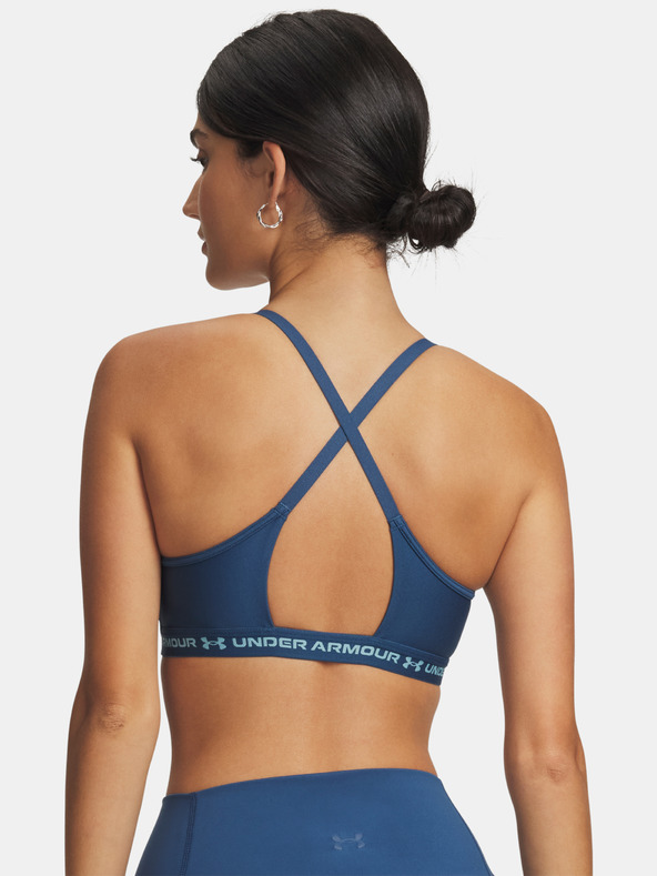 Under Armour Dámská podprsenka Under Armour UA Crossback Low Bra-BLU