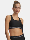 Under Armour Dámská podprsenka Under Armour Crossback Mid Bra-BLK