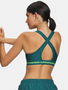 Under Armour Dámská podprsenka Under Armour Crossback Mid Bra-GRN