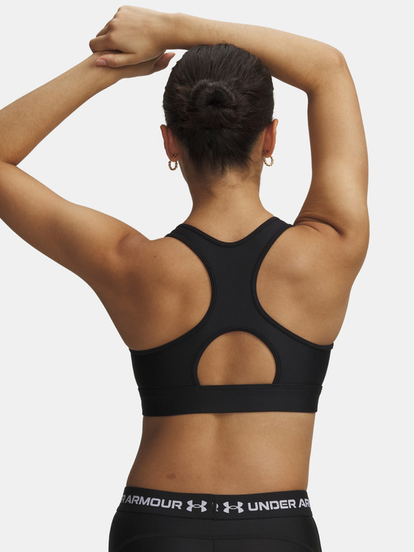 Under Armour Dámská podprsenka Under Armour HeatGear Mid-BLK