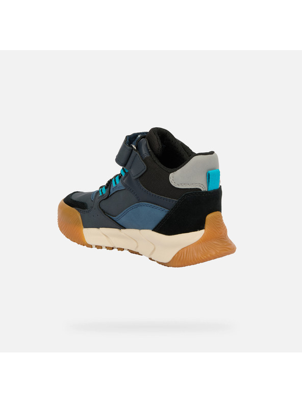 Geox Modrá chlapecká kotníková obuv Geox Flexyper Pro Boy B