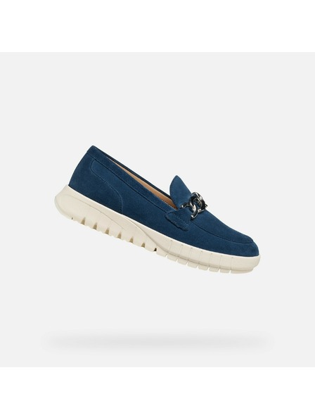 Geox Modré dámské mokasíny Geox Flextride