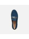 Geox Modré dámské mokasíny Geox Flextride