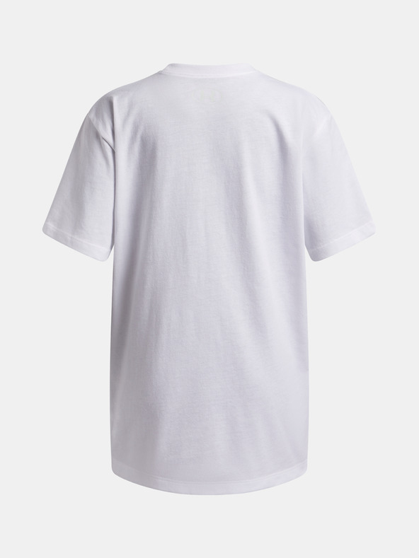 Under Armour Dívčí tričko Under Armour UA G BLOCK LOGO OS SS