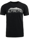 ALPINE PRO Pánské bavlněné triko ALPINE PRO MODEN black