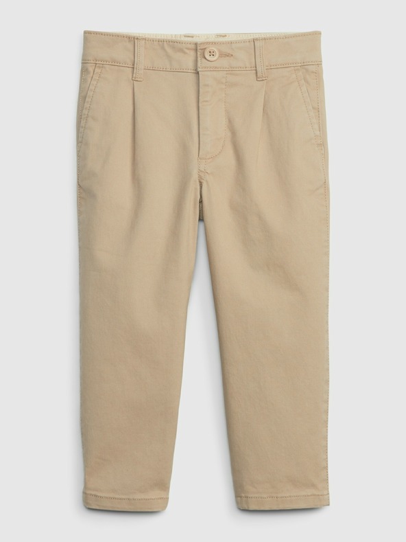 GAP Baby plisované khaki kalhoty GAP