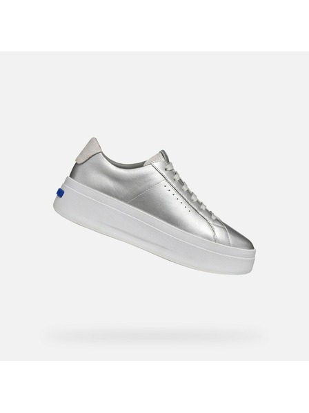 Geox Stříbrné dámské tenisky Geox Gxcp-03