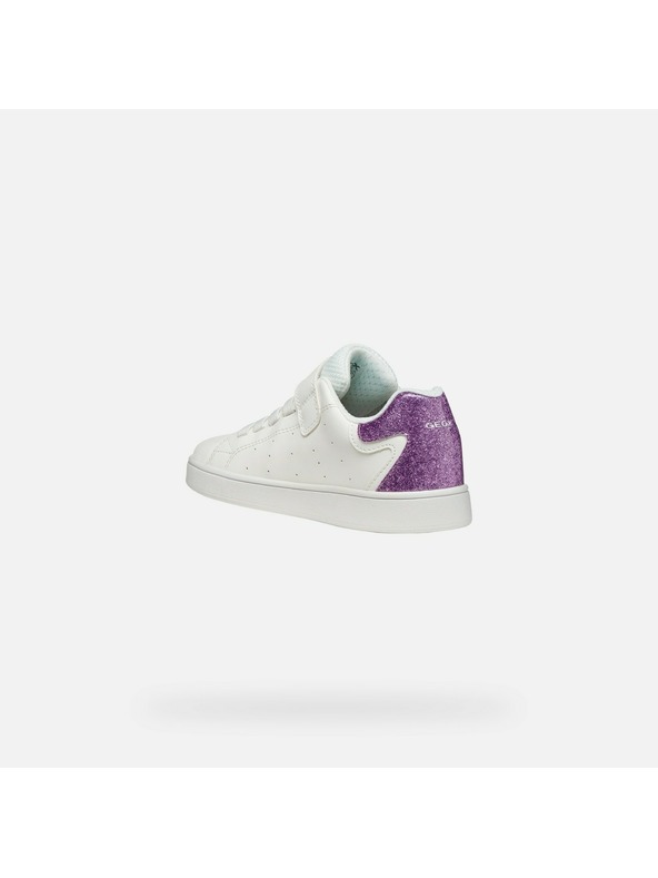 Geox Bílé dívčí tenisky Geox Eclyper