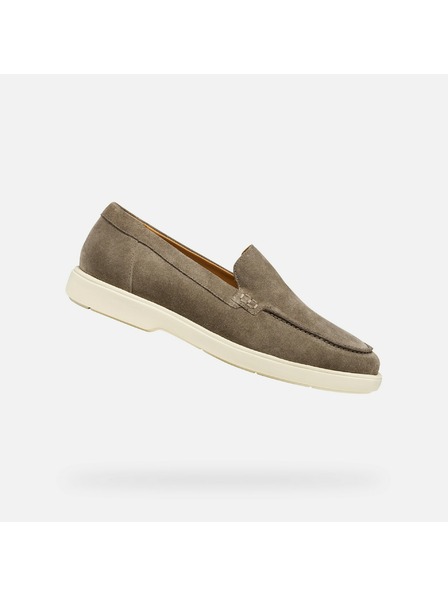 Geox Šedé pánské mokasíny Geox Spherica EC17