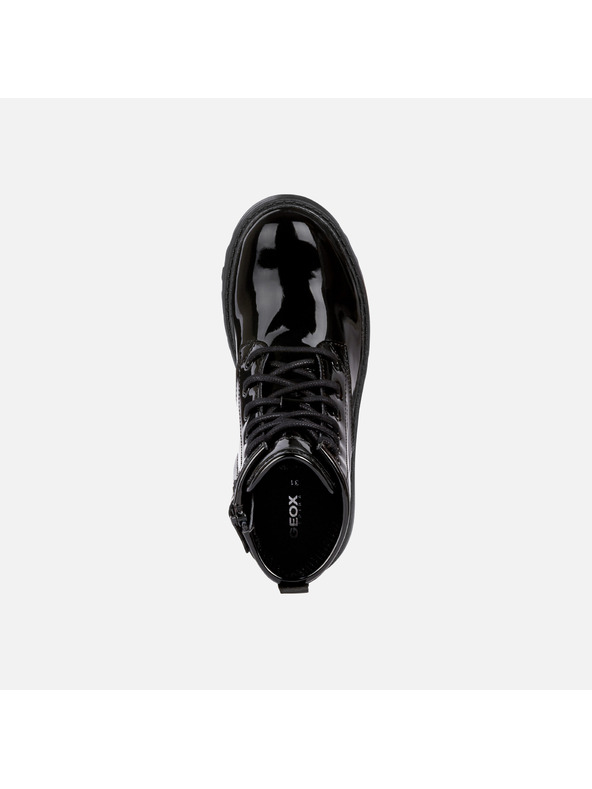 Geox Černá dívčí kotníková obuv Geox Casey