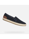 Geox Tmavě modré pánské slip on tenisky Geox Pantelleria