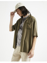 Celio Khaki pánská košile Celio Tallinn