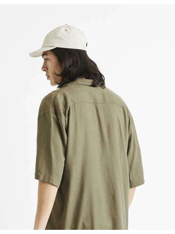 Celio Khaki pánská košile Celio Tallinn
