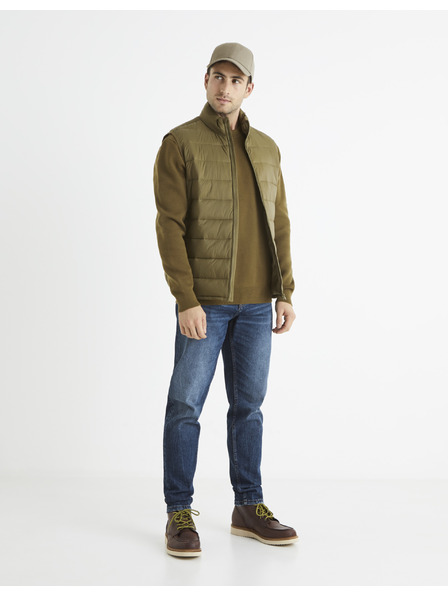 Celio Khaki pánská prošívaná vesta Celio