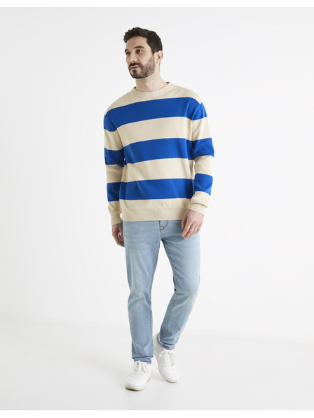 Celio Světle modré pánské slim fit džíny Celio Length