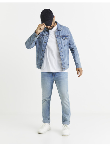 Celio Světle modré pánské slim fit džíny Celio C25  Voslight25