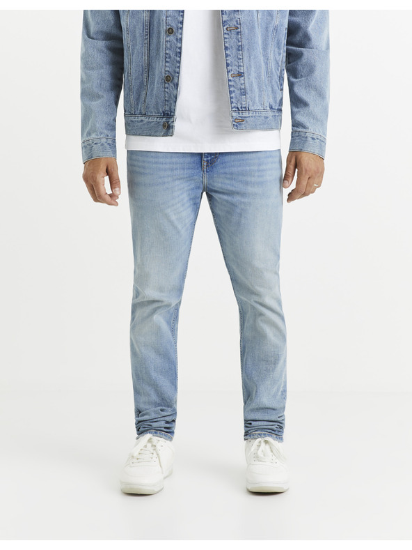 Celio Světle modré pánské slim fit džíny Celio C25  Voslight25