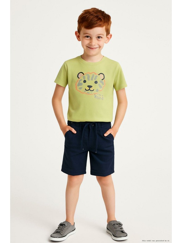 ALPINE PRO Tmavě modré dětské kraťasy ALPINE PRO TEBIO