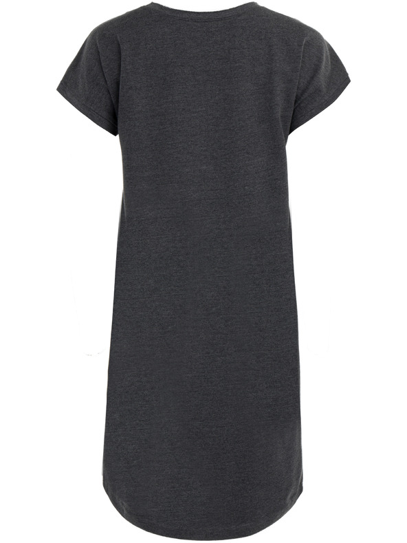 ALPINE PRO Šedé dámské šaty ALPINE PRO HEMADA