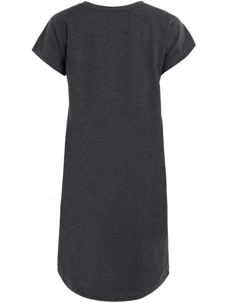 ALPINE PRO Šedé dámské šaty ALPINE PRO HEMADA