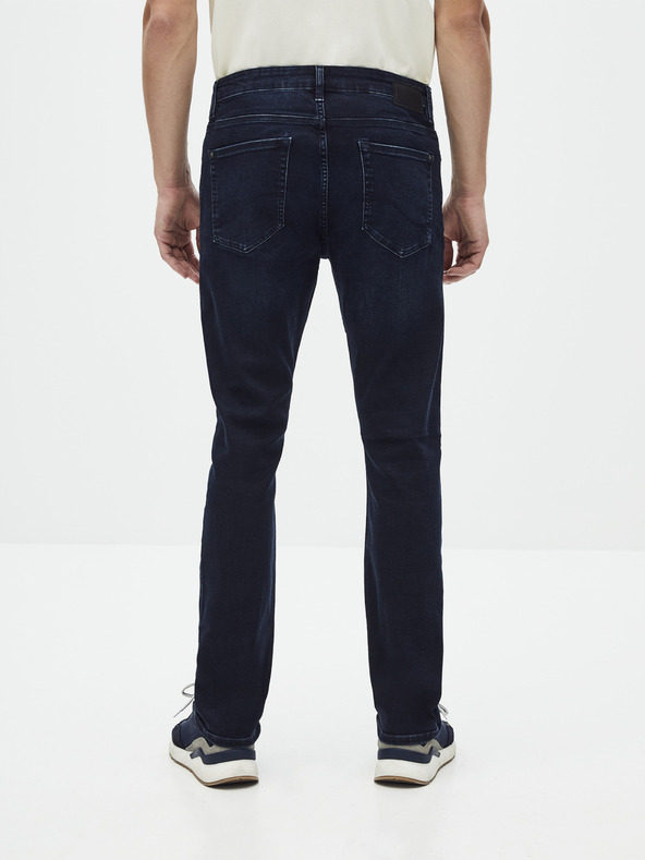Celio Tmavě modré pánské slim fit džíny Celio Nobody15