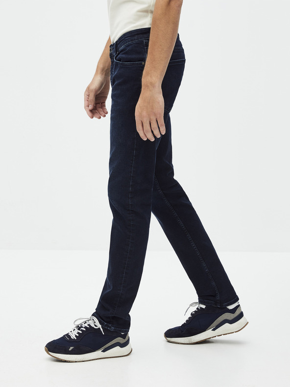 Celio Tmavě modré pánské slim fit džíny Celio Nobody15