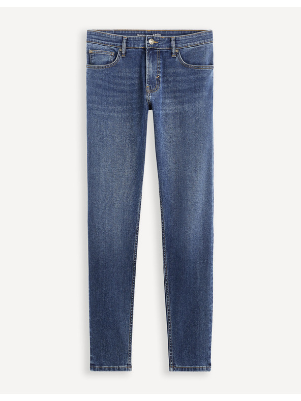 Celio Modré pánské skinny fit džíny Celio C45 Doskinny