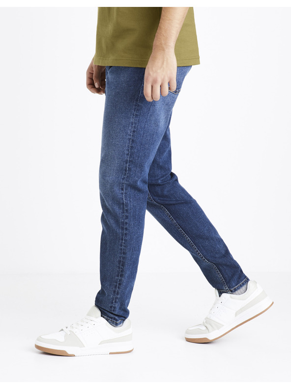 Celio Modré pánské skinny fit džíny Celio C45 Doskinny