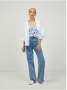 Orsay Modro-bílé vzorované tričko ORSAY