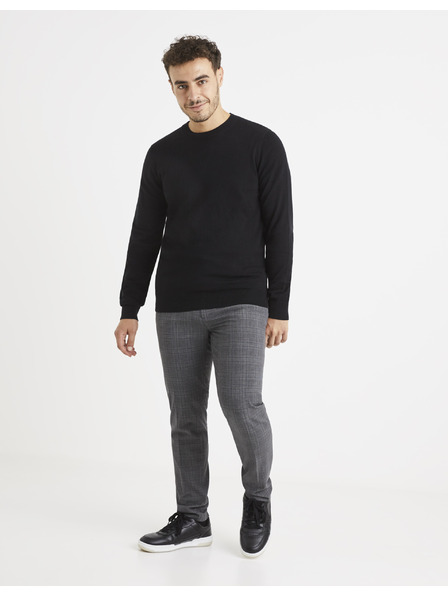 Celio Černý pánský basic svetr Celio