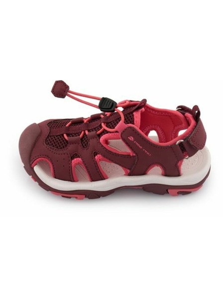ALPINE PRO Vínové holčičí sportovní sandály ALPINE PRO Lamego
