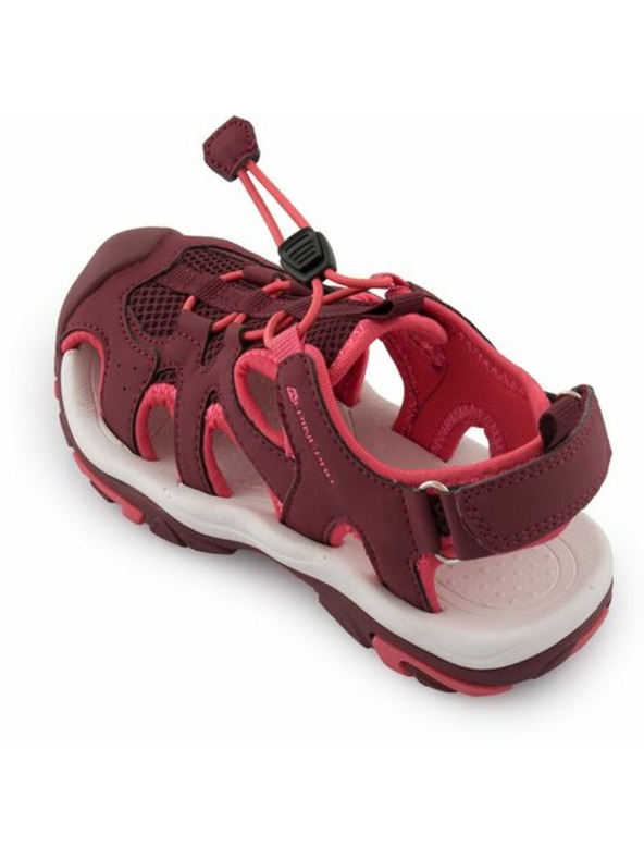 ALPINE PRO Vínové holčičí sportovní sandály ALPINE PRO Lamego