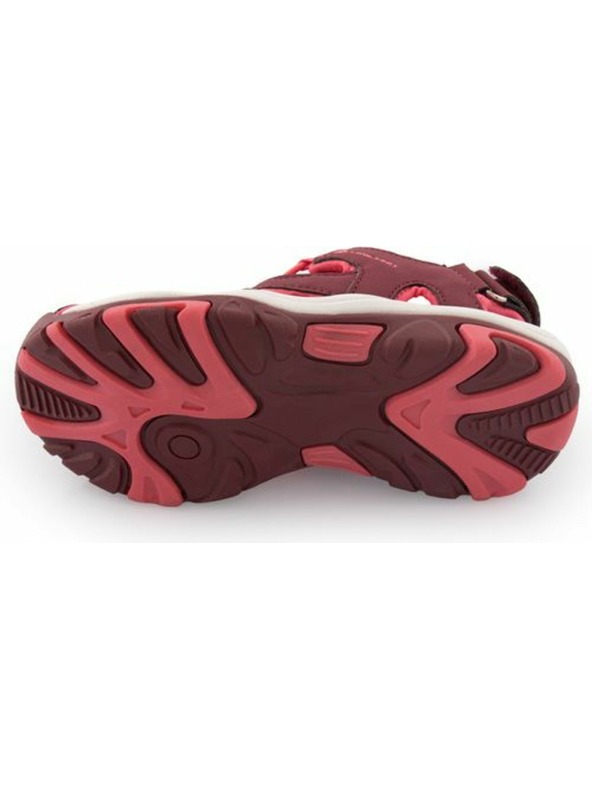 ALPINE PRO Vínové holčičí sportovní sandály ALPINE PRO Lamego