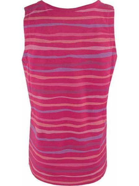 ALPINE PRO Tmavě růžové holčičí vzorované tílko ALPINE PRO Holso