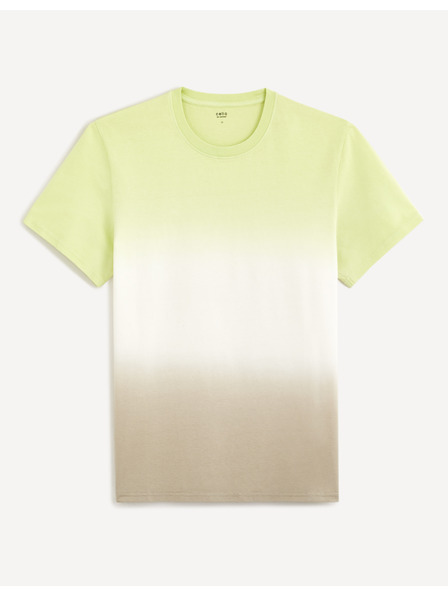 Celio Krémové pánské tričko Celio Deutye