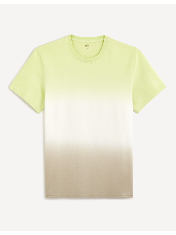 Celio Krémové pánské tričko Celio Deutye