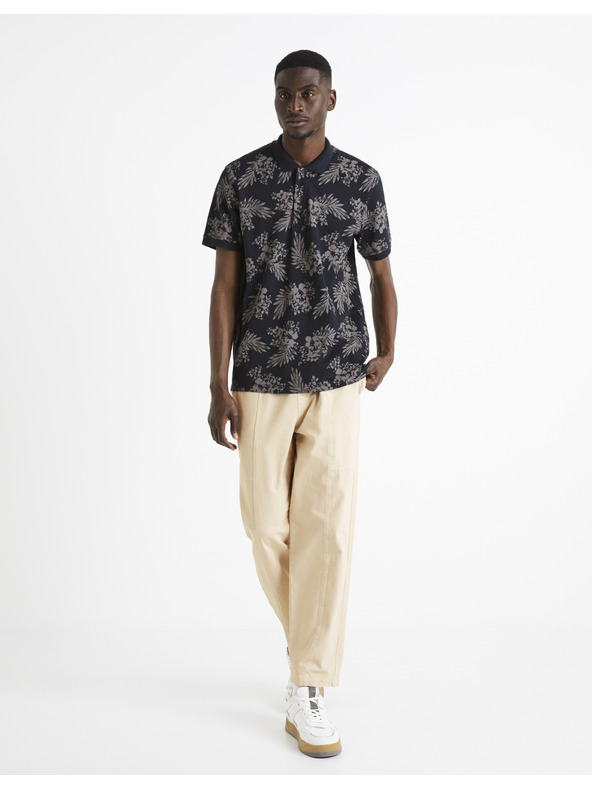 Celio Krémové pánské zkrácené kalhoty Celio Dorust