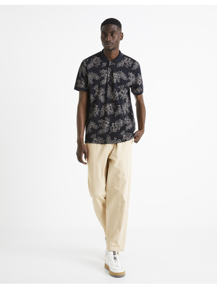 Celio Krémové pánské zkrácené kalhoty Celio Dorust