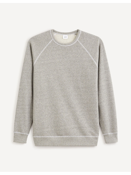 Celio Světle šedá pánská mikina Celio Degood