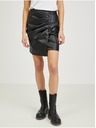 Orsay Černá dámská koženková sukně ORSAY