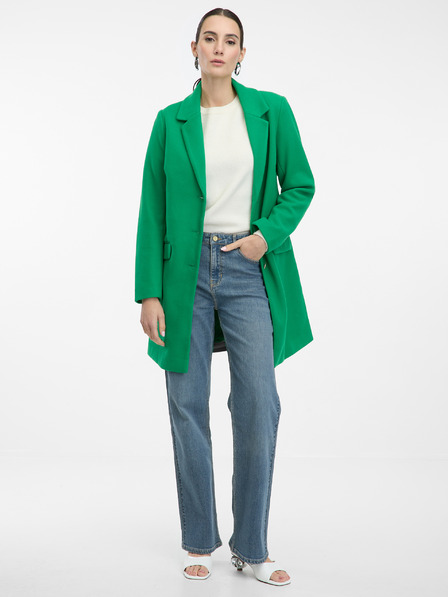 Orsay Zelený dámský kabát ORSAY