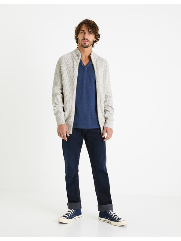 Celio Tmavě modré pánské tričko Celio Fegetiml