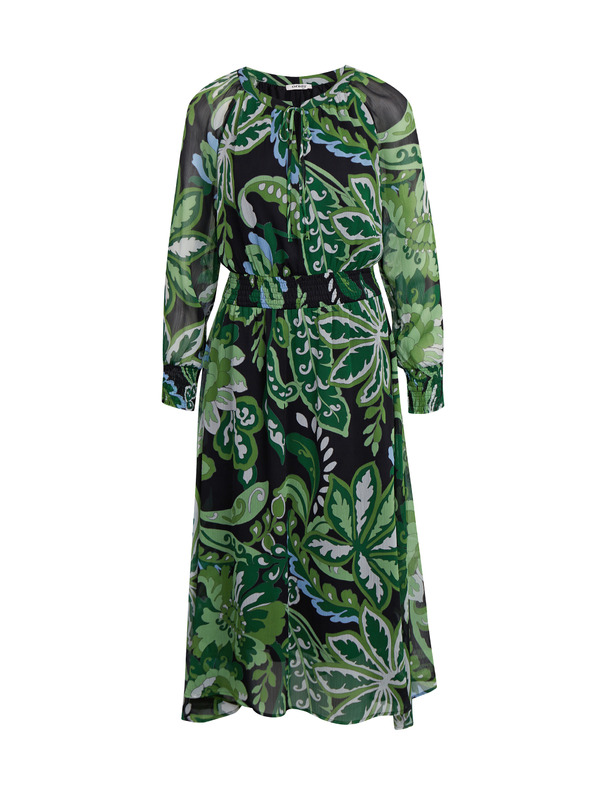 Orsay Zelené dámské květované šaty ORSAY