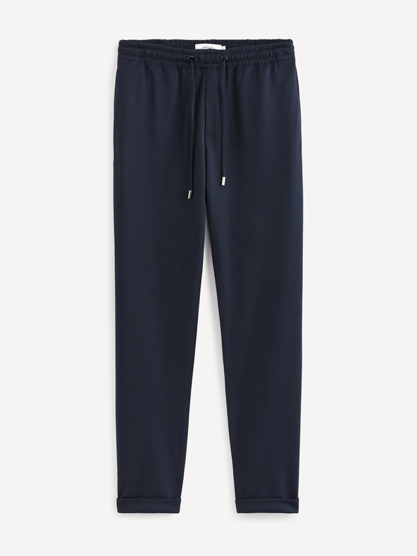 Celio Tmavě modré pánské tepláky Celio