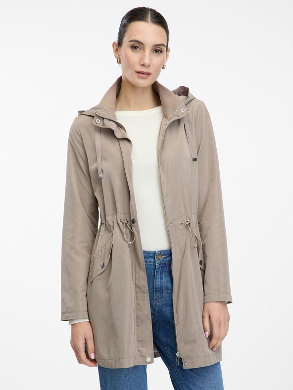 Orsay Světle šedá dámská parka ORSAY