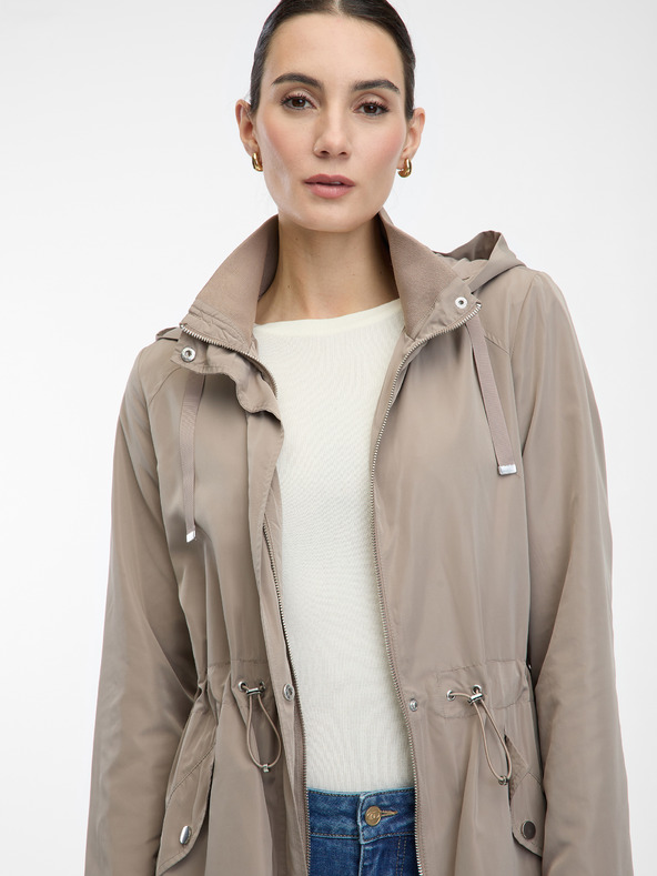 Orsay Světle šedá dámská parka ORSAY