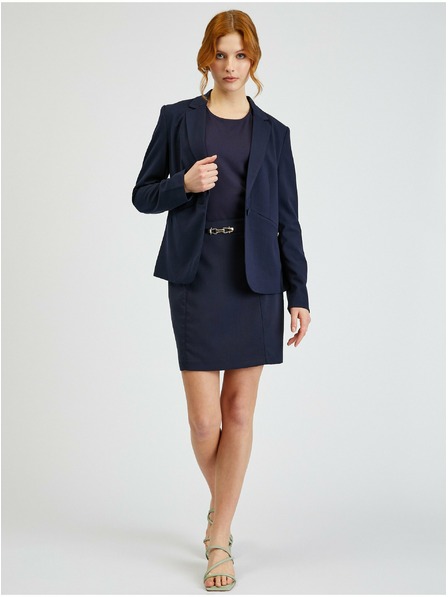 Orsay Tmavě modrá dámská sukně ORSAY